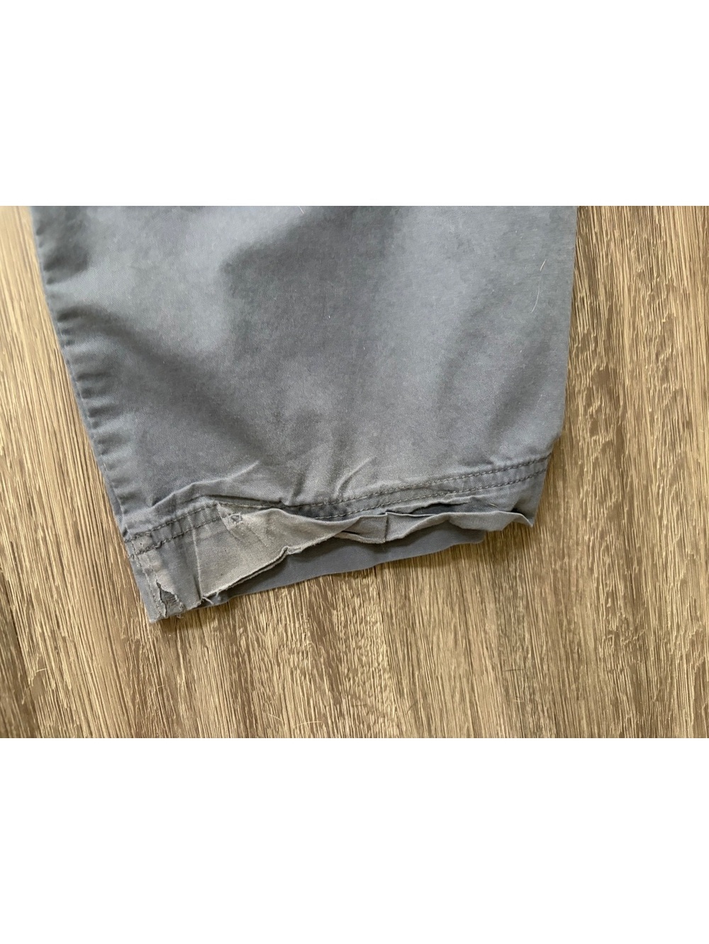 Dickies Gray Cargo scrub Pants with Elastic Waist and Drawstring, Size Large - Picture 7 of 10
